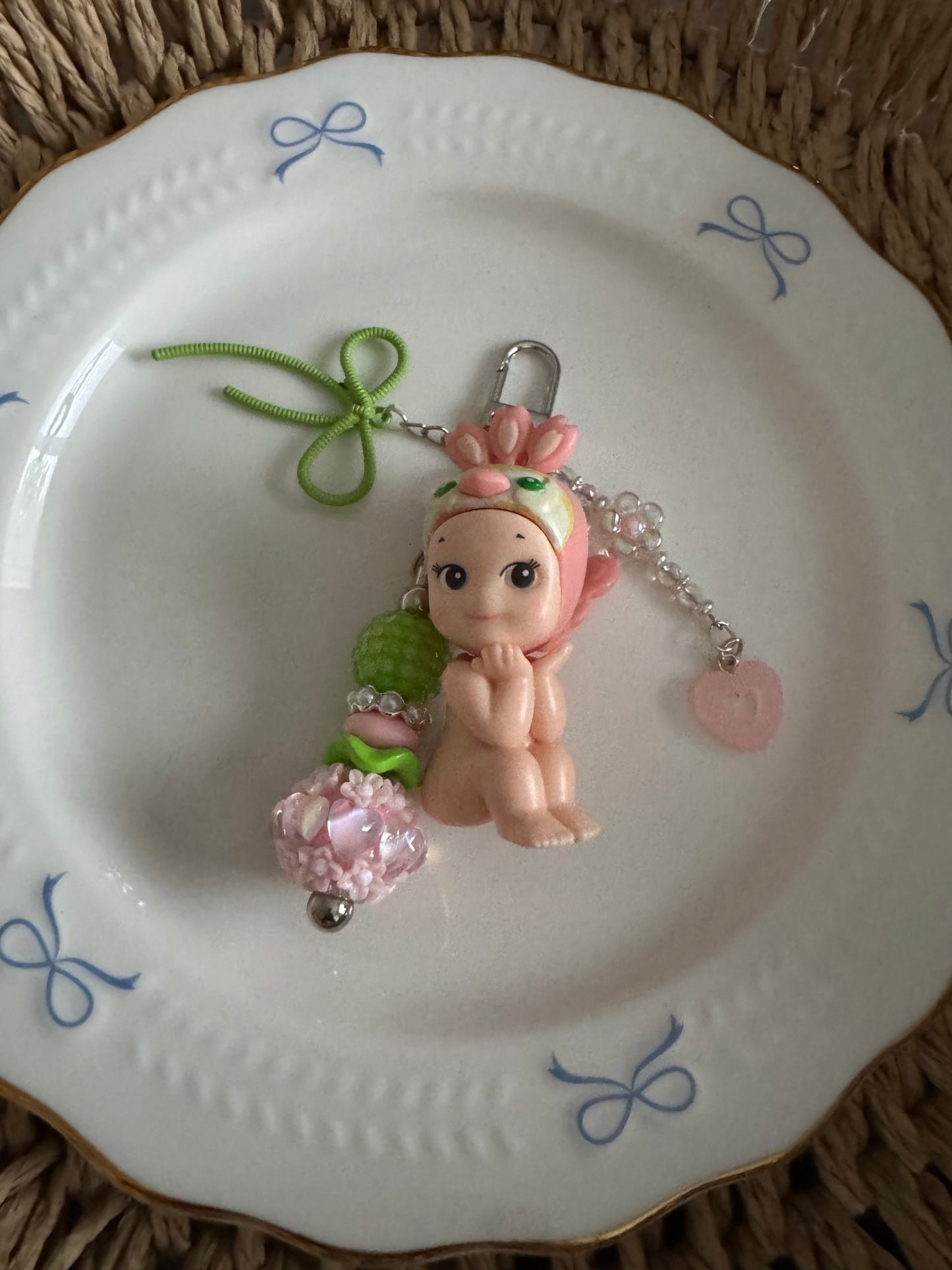 Green and Pink Sonny Angel Purse Charm