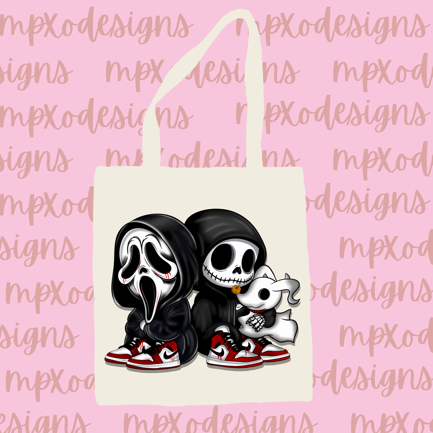 Ghostface Jack Tote Bag