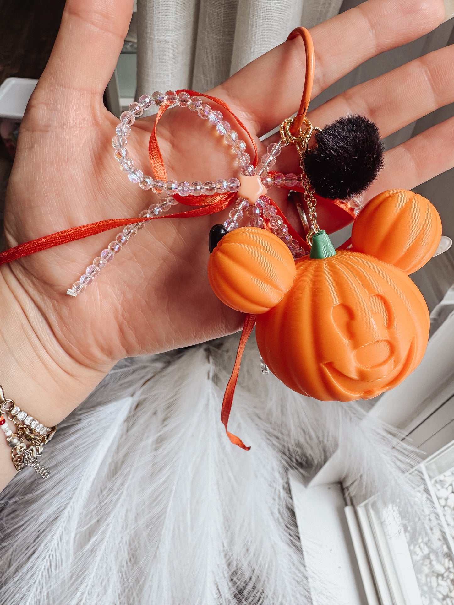 Pumpkin Mouse Charm