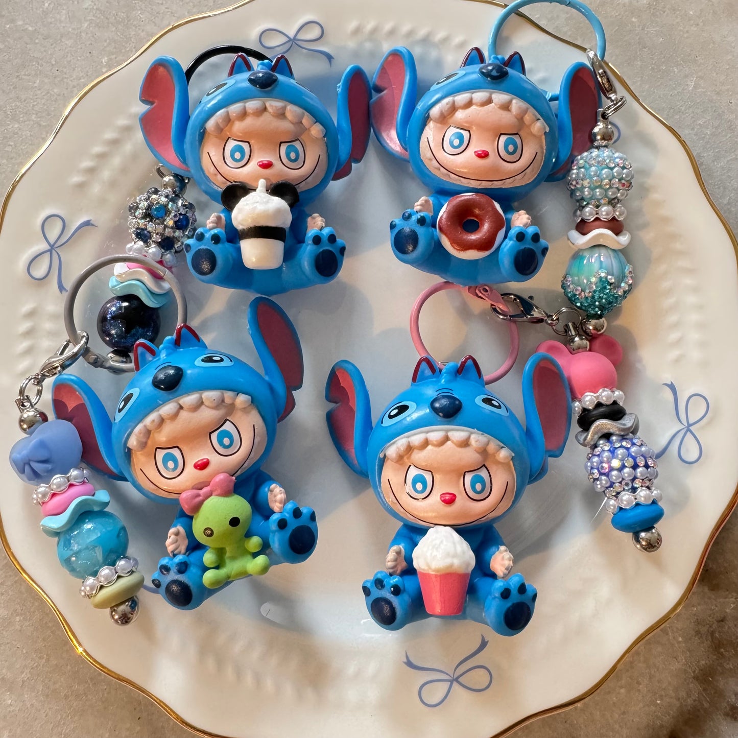 Stitch X Labubu Charm