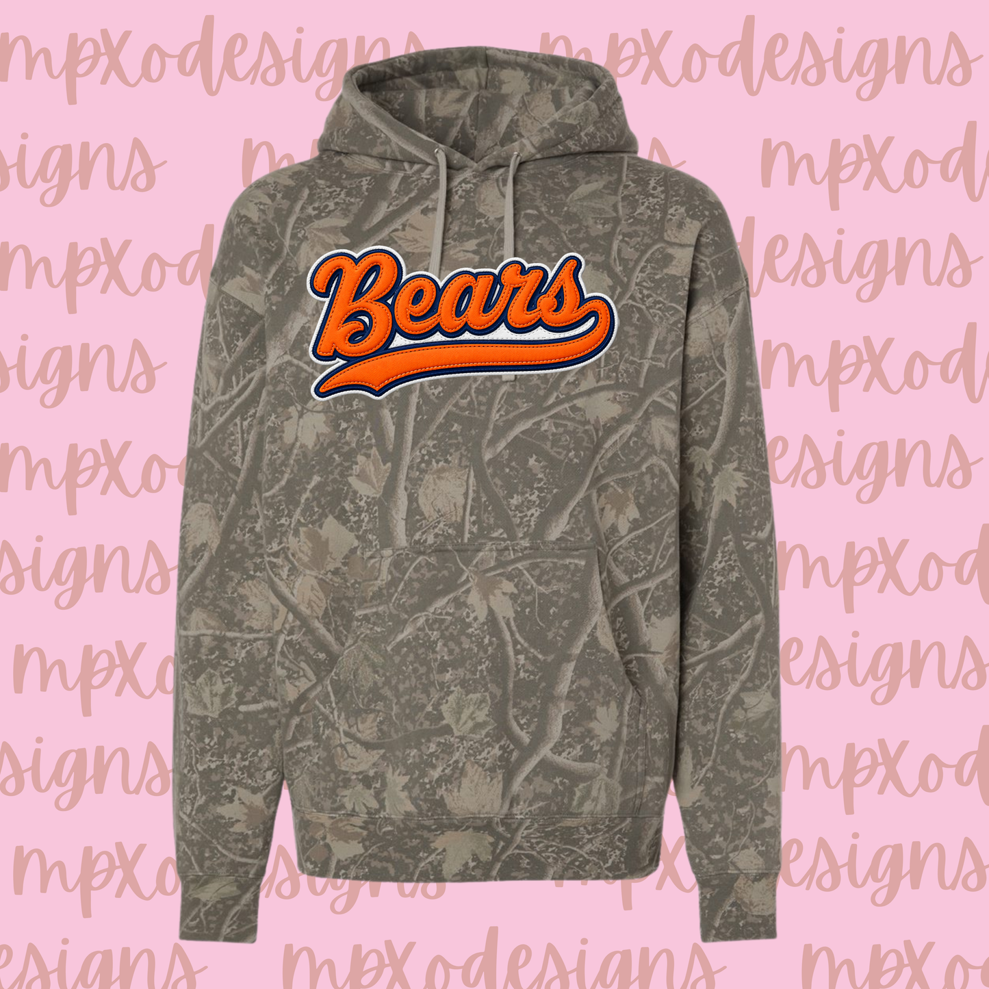 Bears Camo Hoodie