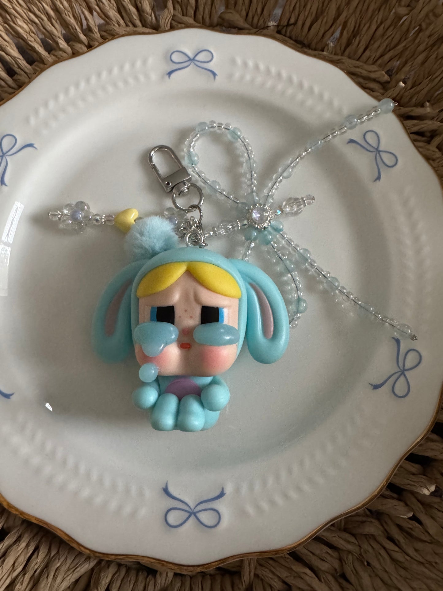 Big Bubbles Bunny Purse Charm