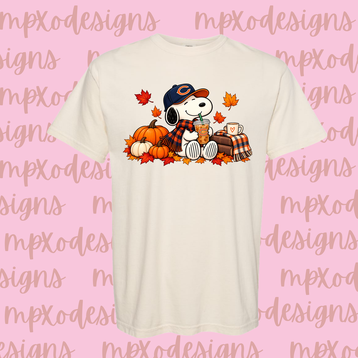 Fall Snoopy Chicago Bears