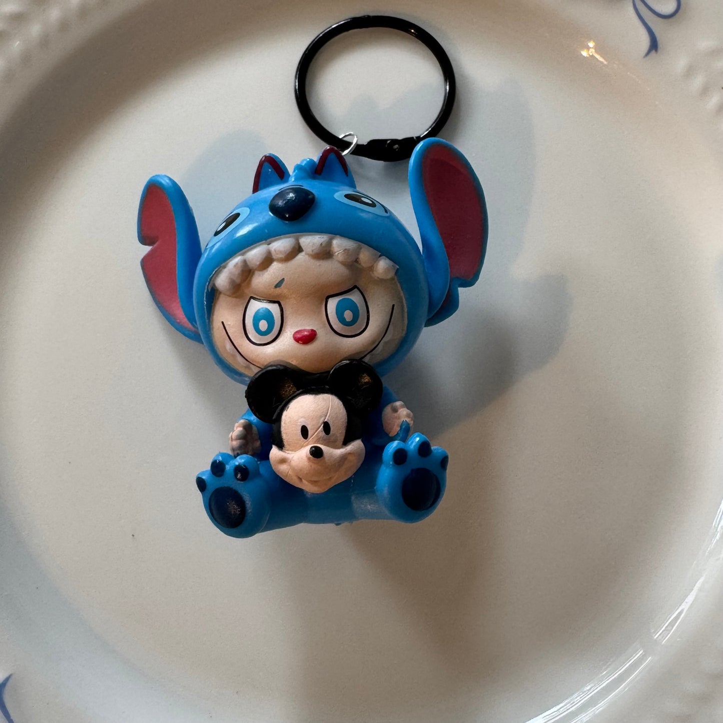 Mouse Stitch Labubu Charm