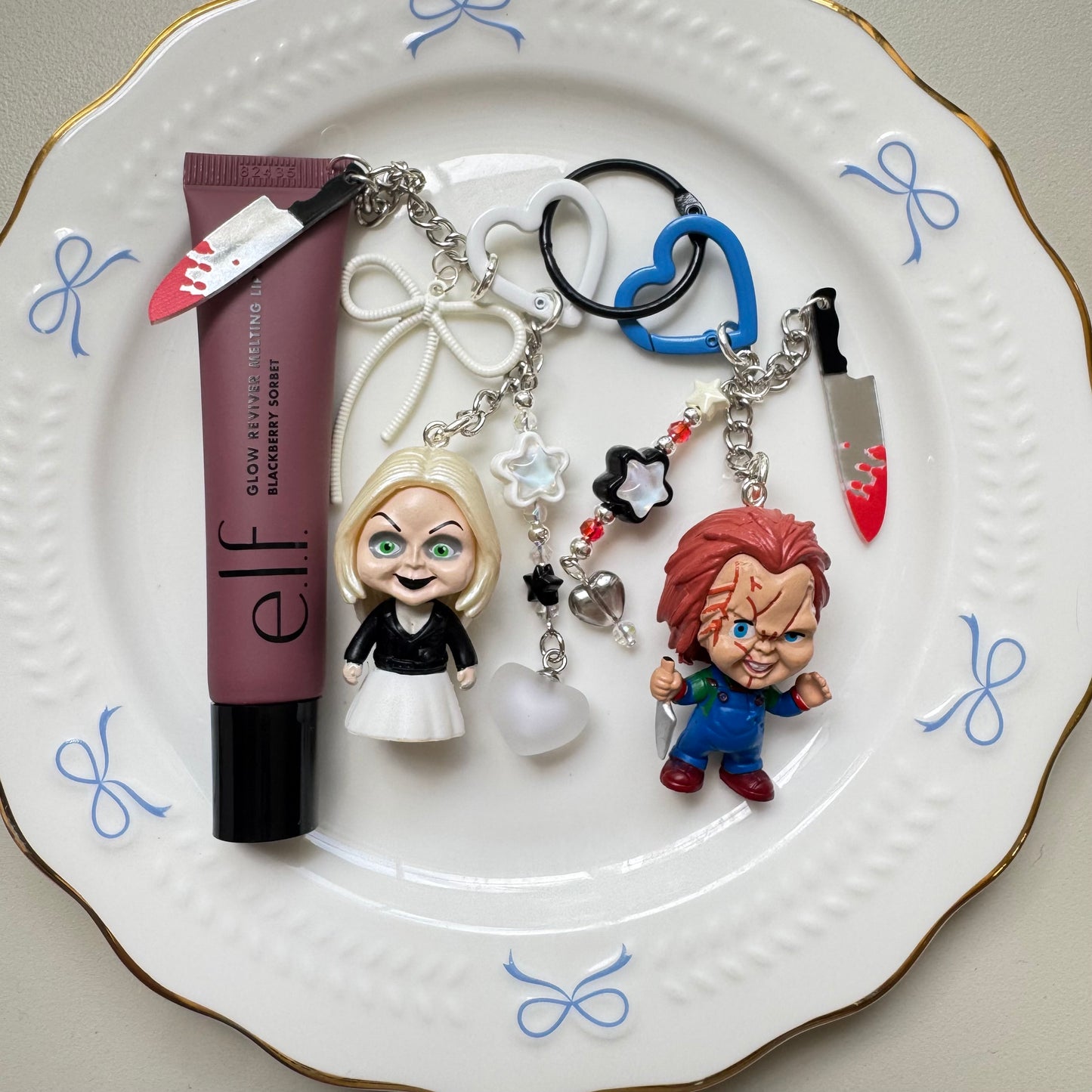 Tiffany & Chucky Lippie Charm Duo