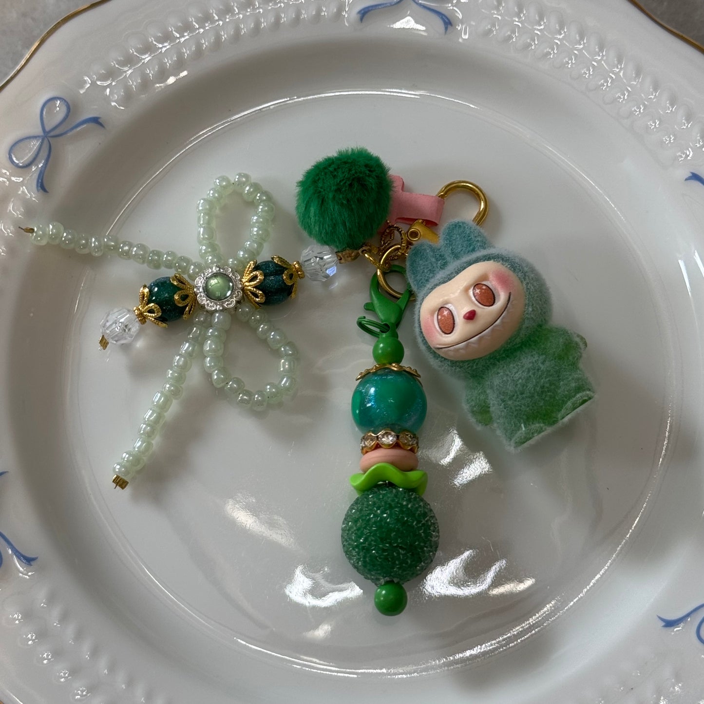 Green Purse Charm