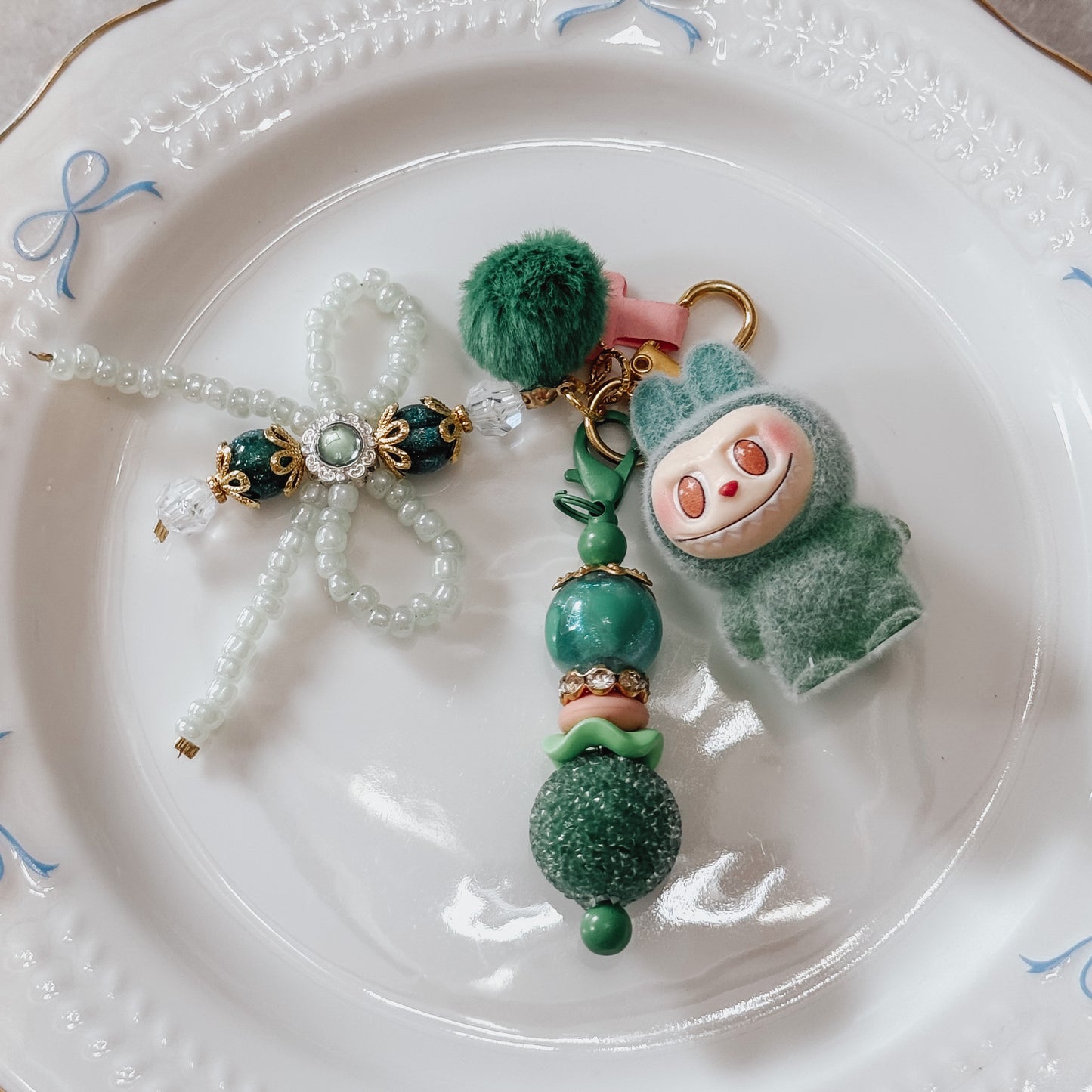 Green Purse Charm