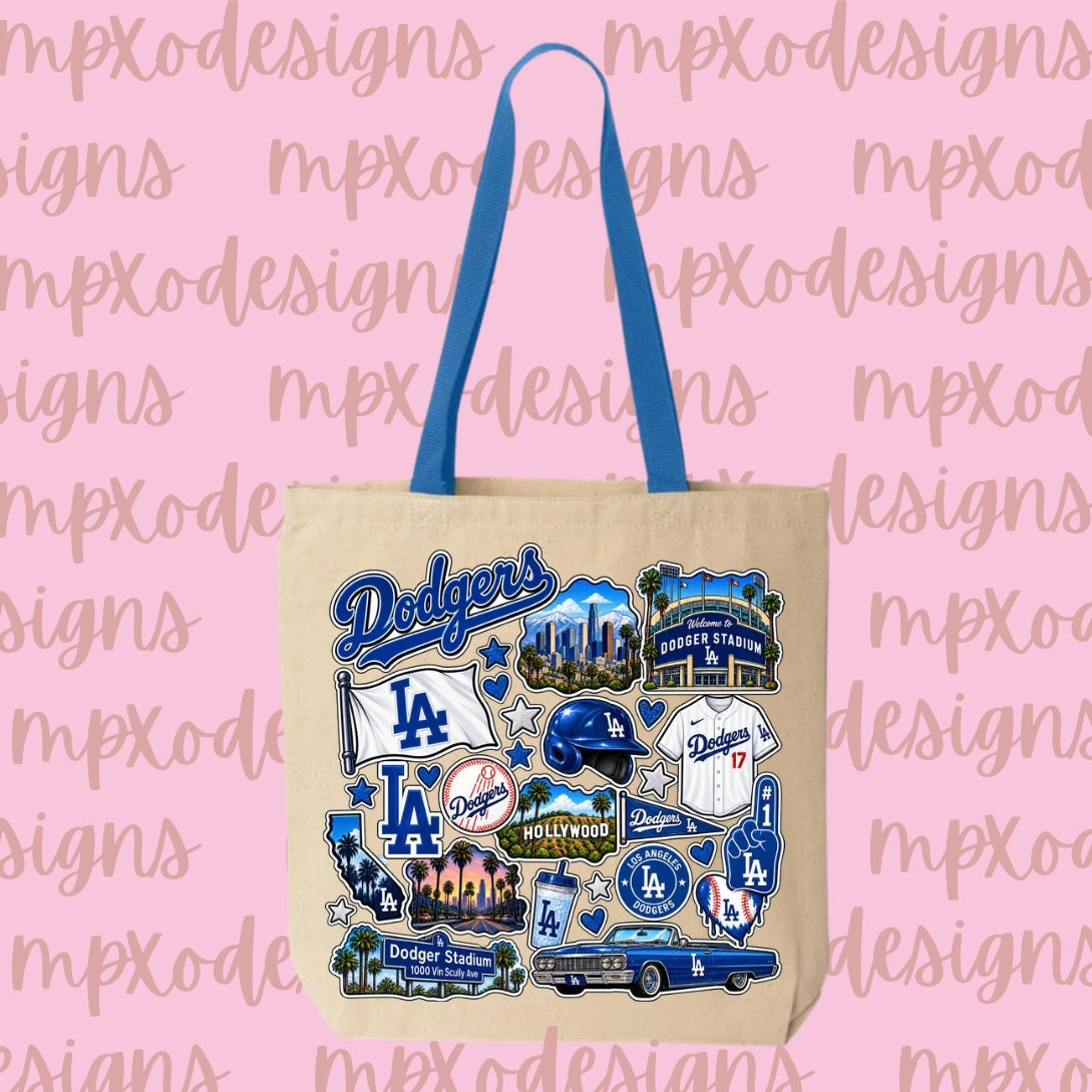 Dodgers Tote Bag