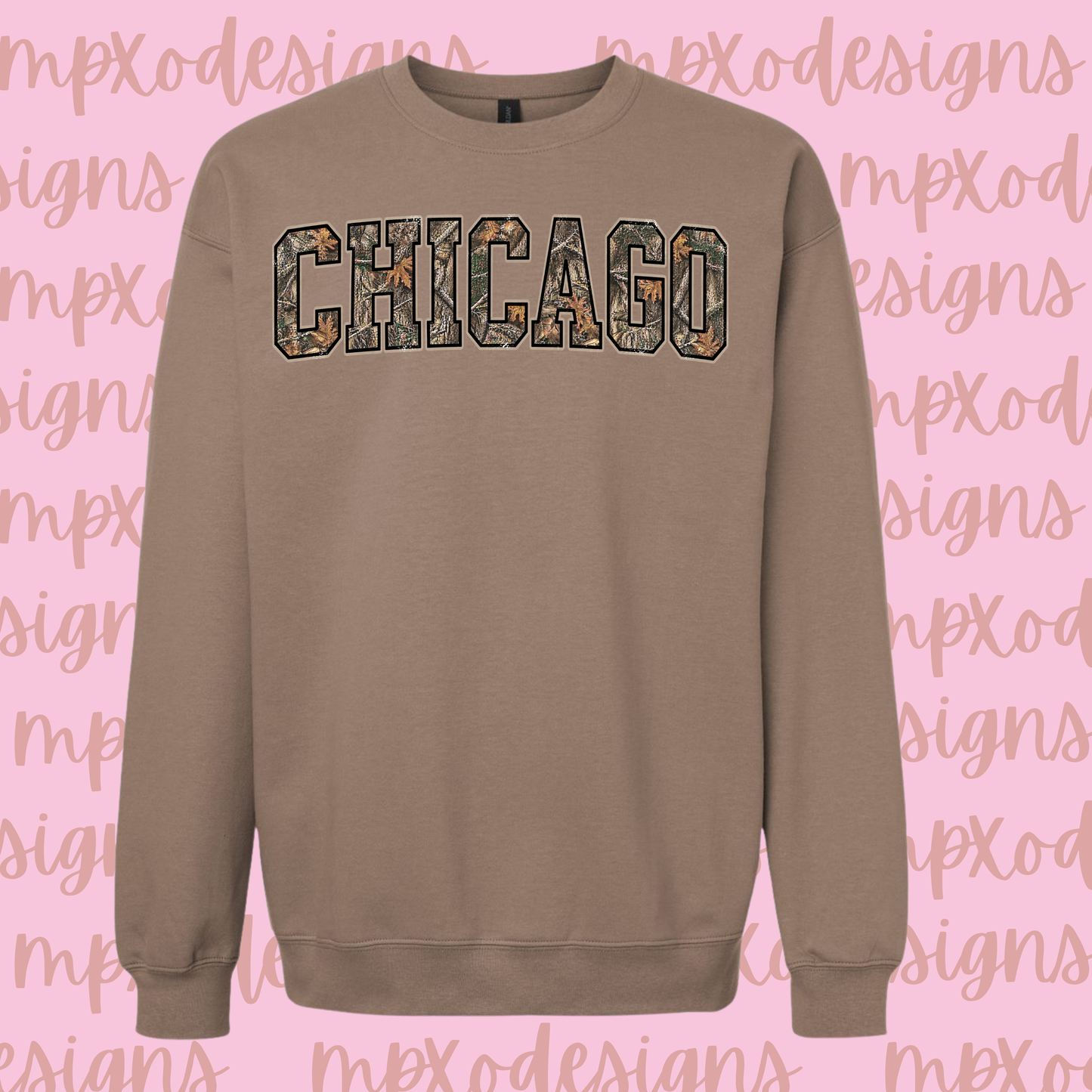 Chicago Camo Crewneck