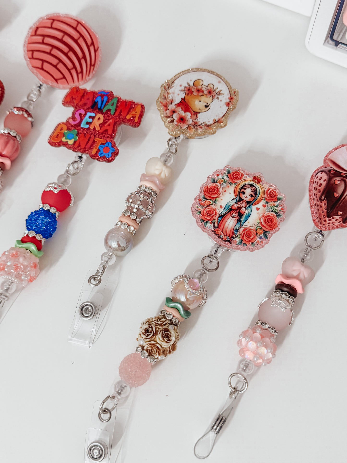 Beaded Badge Reels