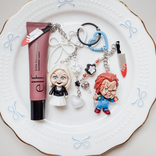 Tiffany & Chucky Lippie Charm Duo