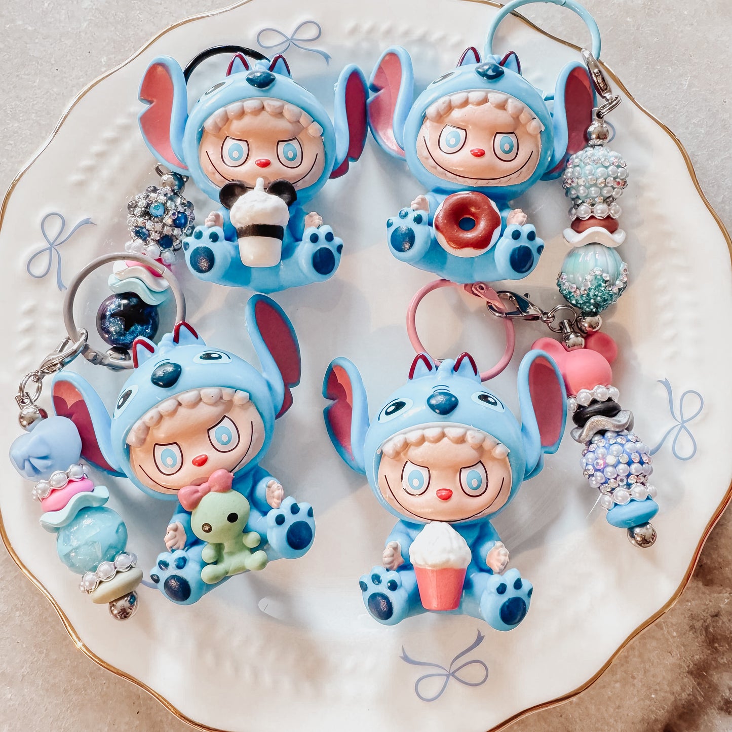 Stitch X Labubu Charm
