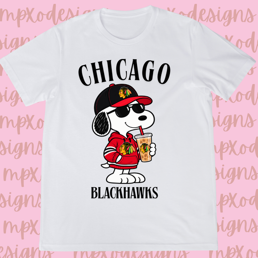 Snoopy Blackhawks Shirt