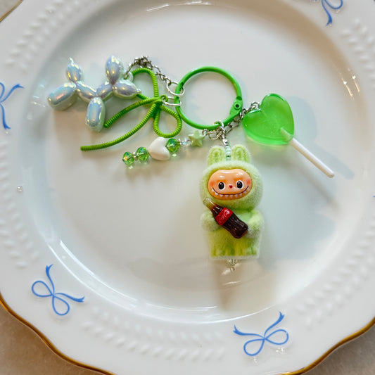 Green Grape Purse Charm