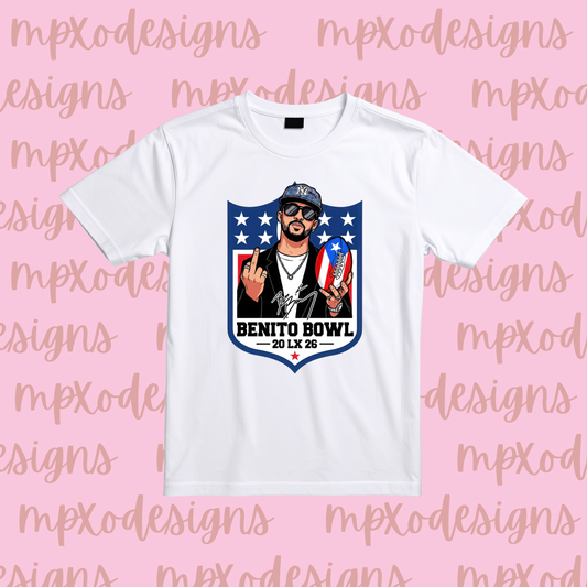 Benito Bowl White T-Shirt