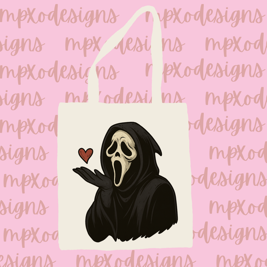 Ghostface Kiss Tote Bag