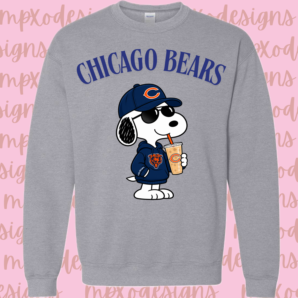 Chicago Bears Snoopy Crewneck Sweater