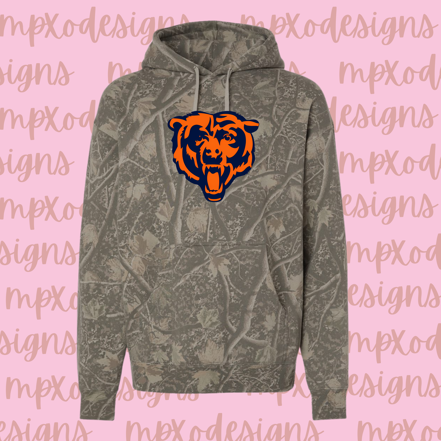 Bear Camo Hoodie