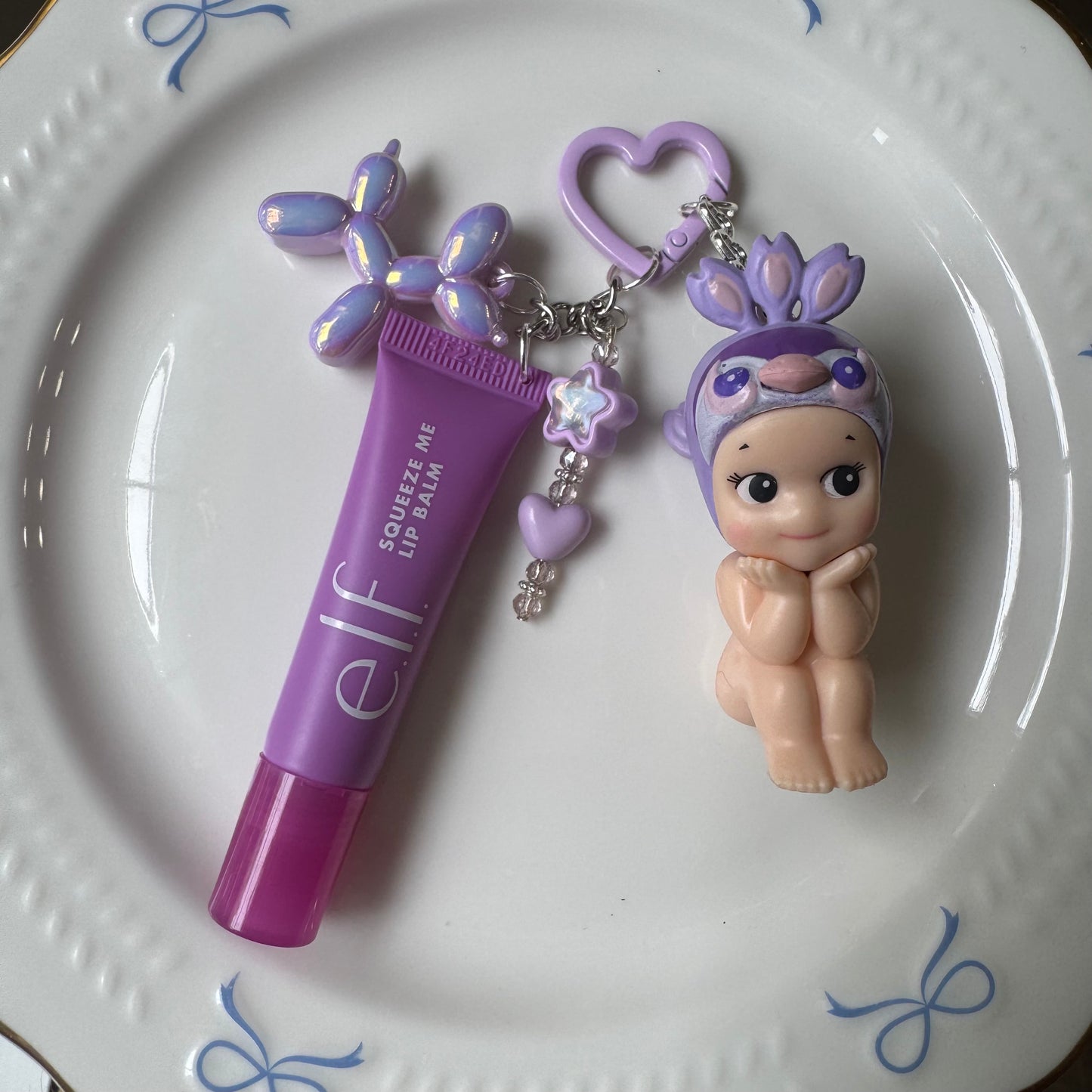 Purple Sonny Angel Lippie Charm
