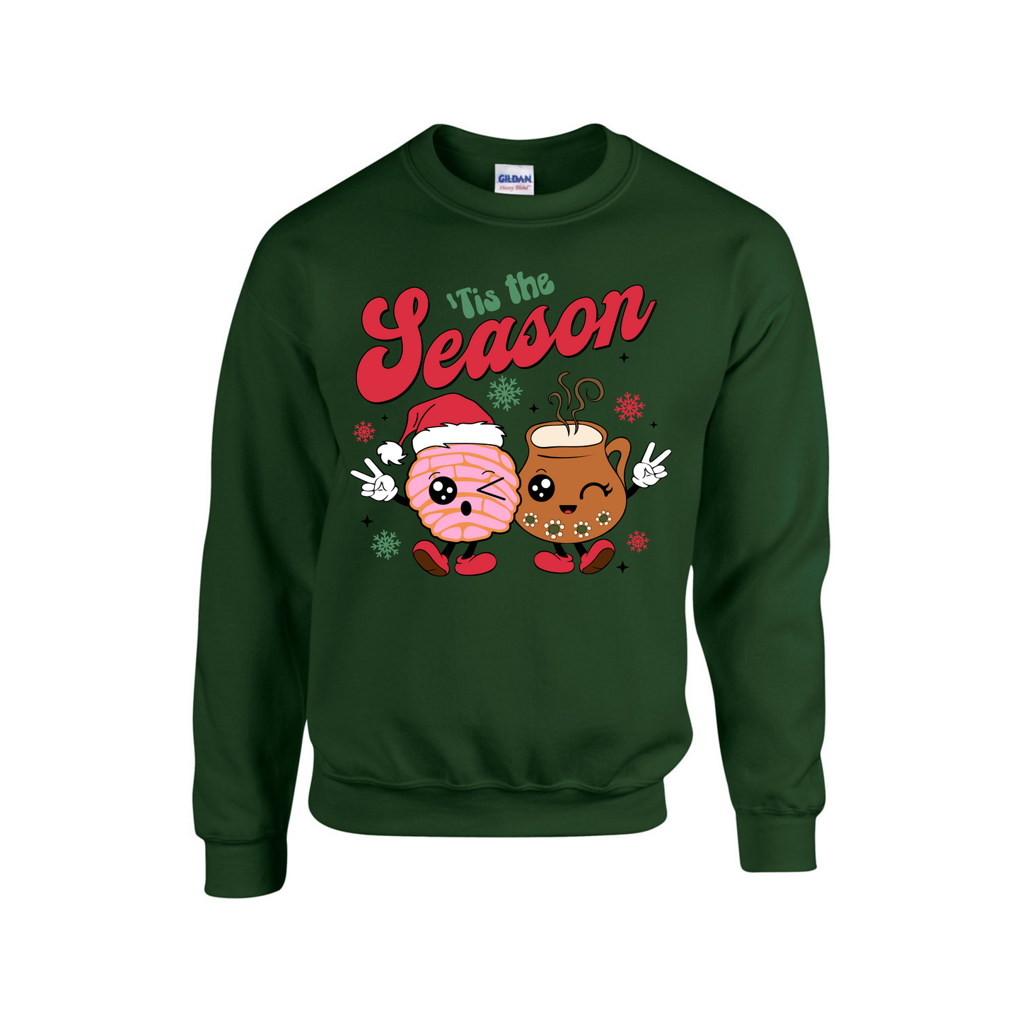 Tis The Season Concha Crewneck Sweater