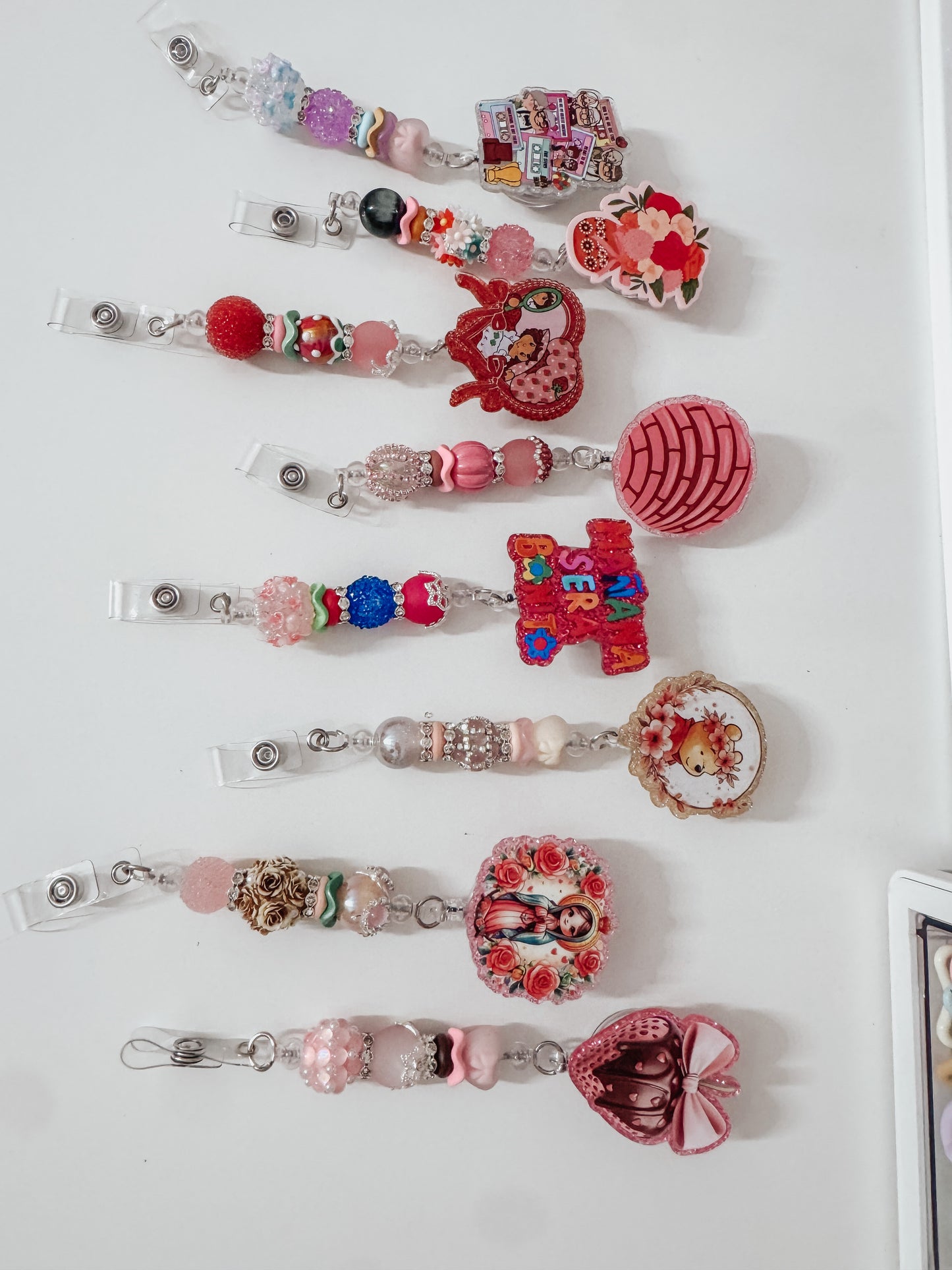 Beaded Badge Reels