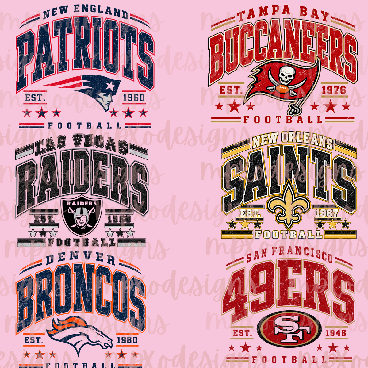 Football Teams Crewneck Sweater
