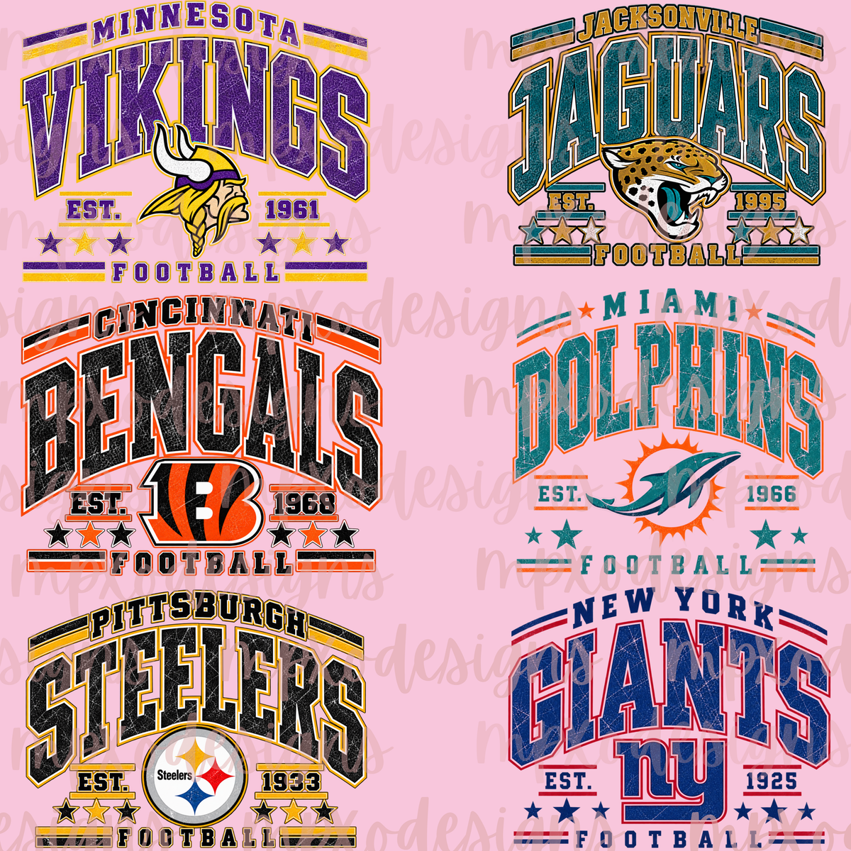 Football Teams Crewneck Sweater