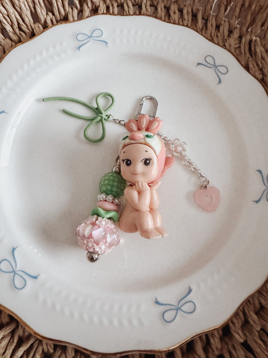 Green and Pink Sonny Angel Purse Charm