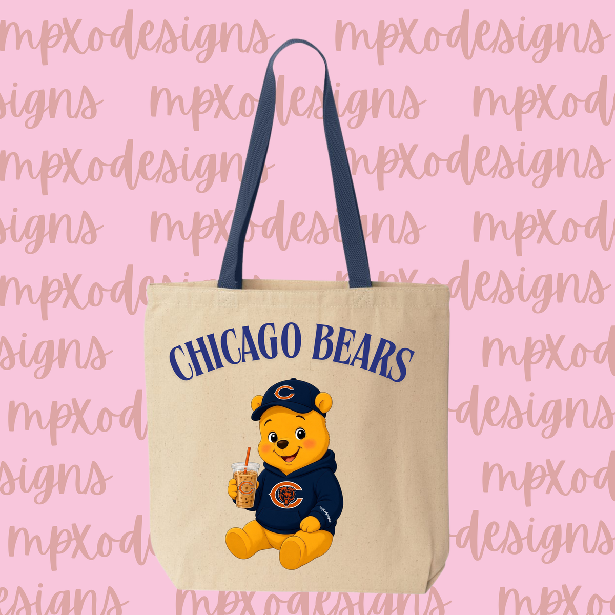 Chicago Pooh Bear Tote