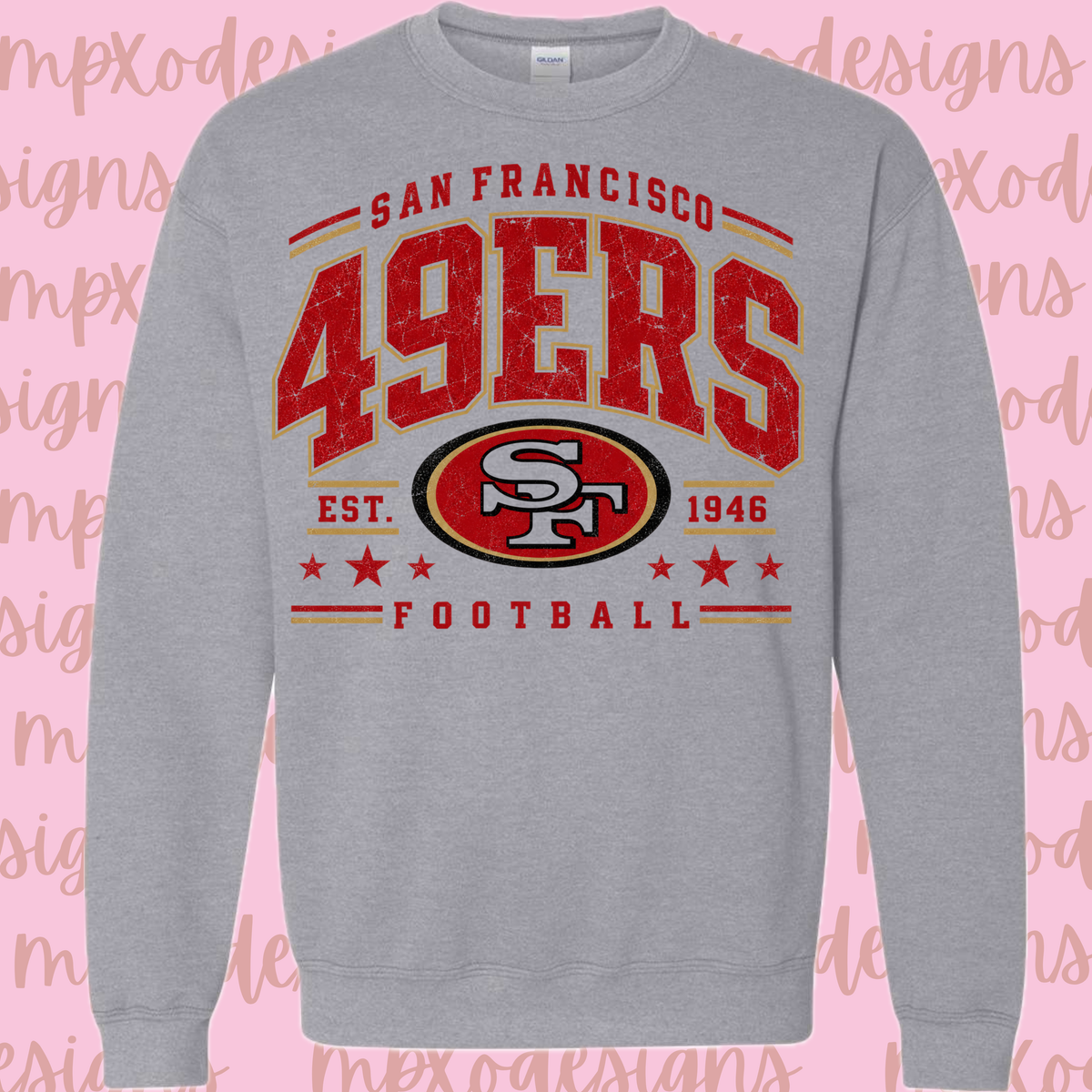 Football Teams Crewneck Sweater