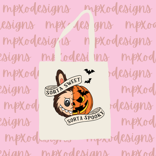Labubu Halloween Tote Bag