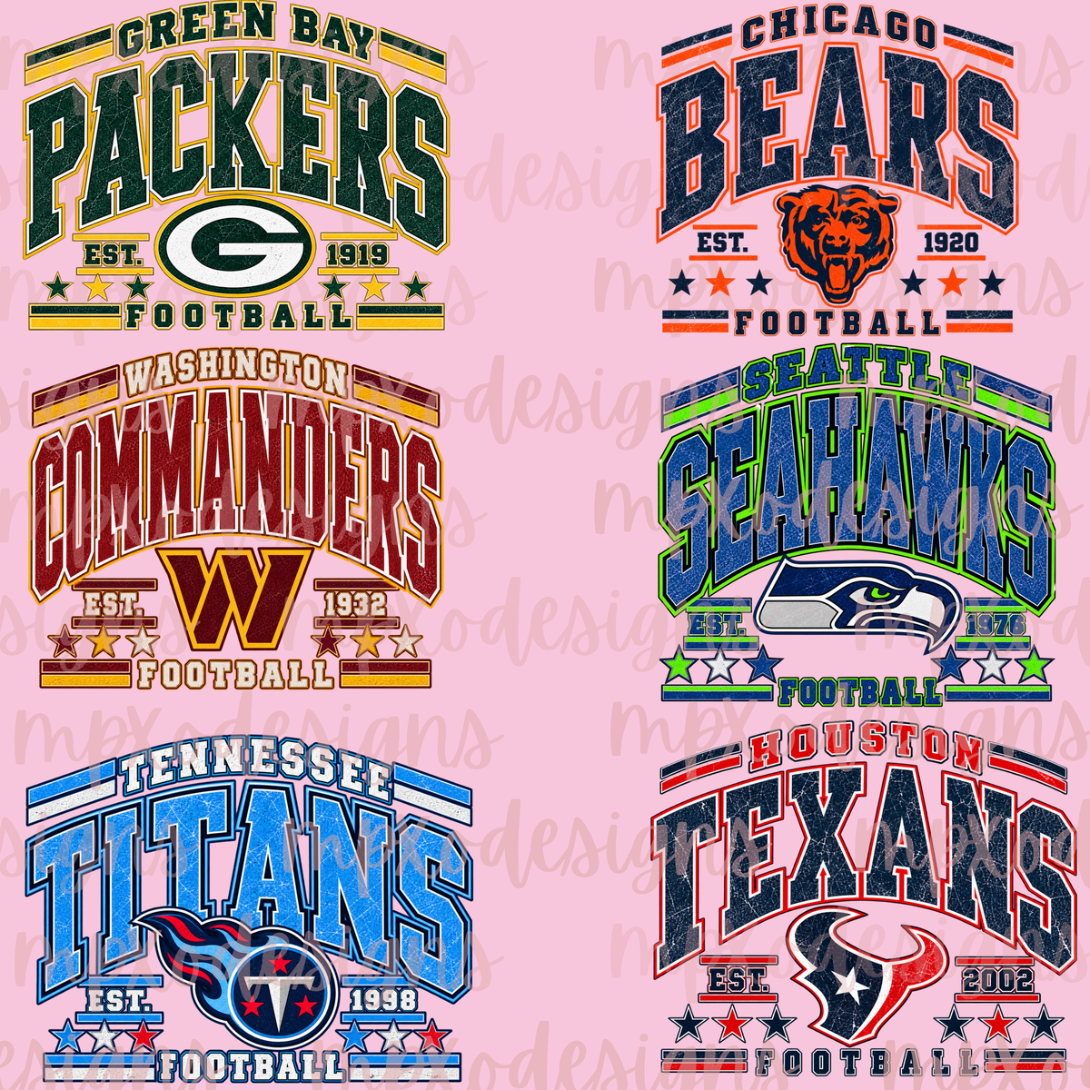 Football Teams Crewneck Sweater