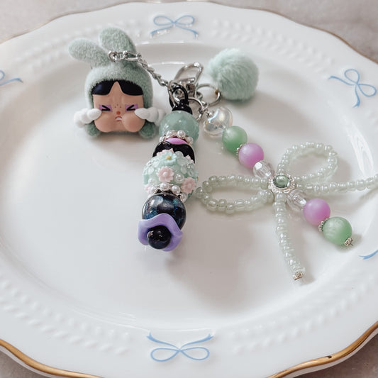 Green Crybaby Purse Charm