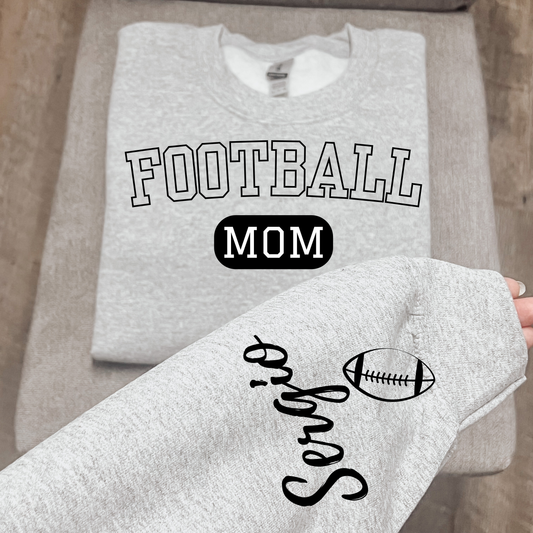 Custom Football Mom Crewneck