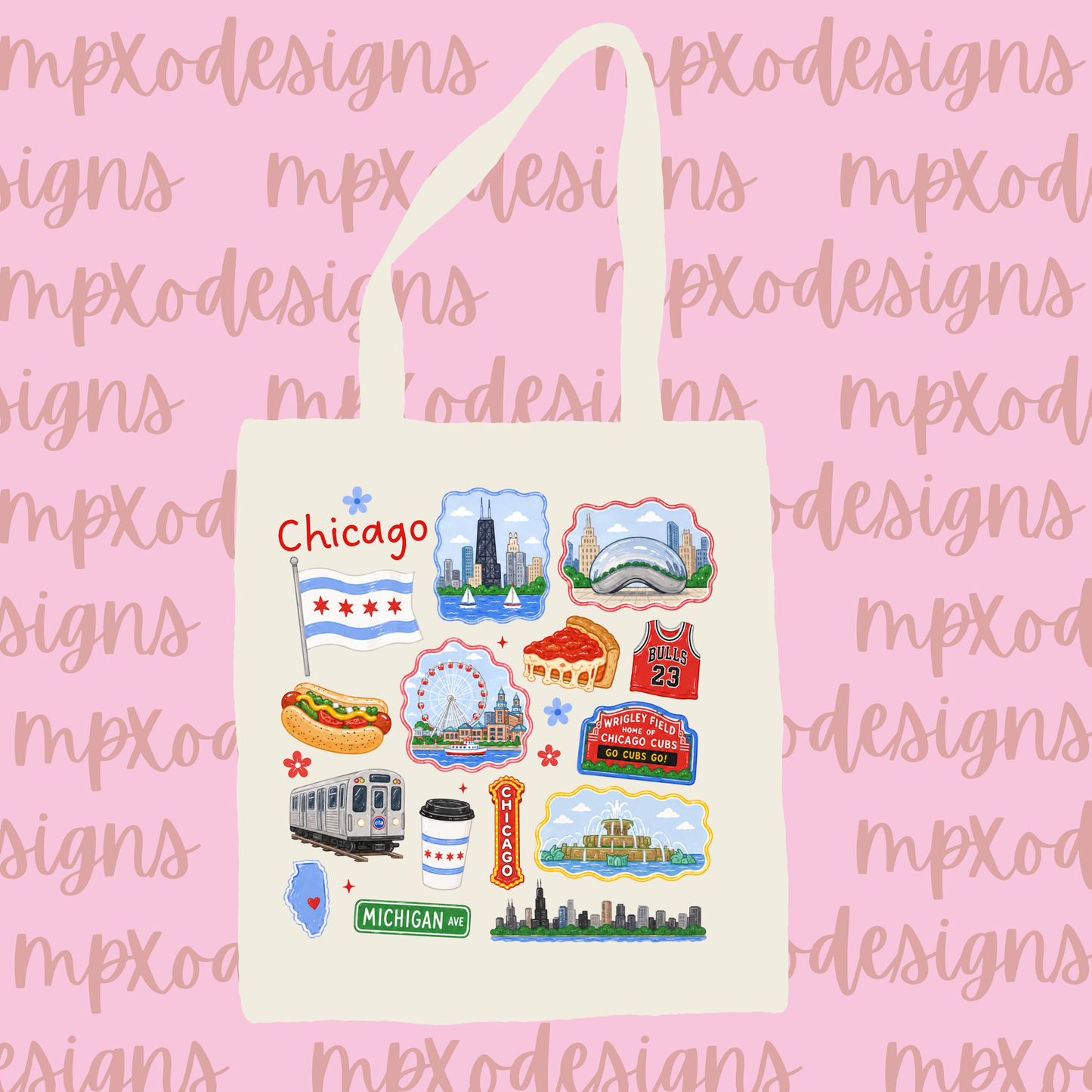 Chicago Tote Bag