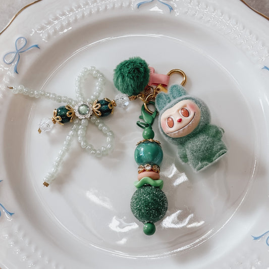 Green Purse Charm