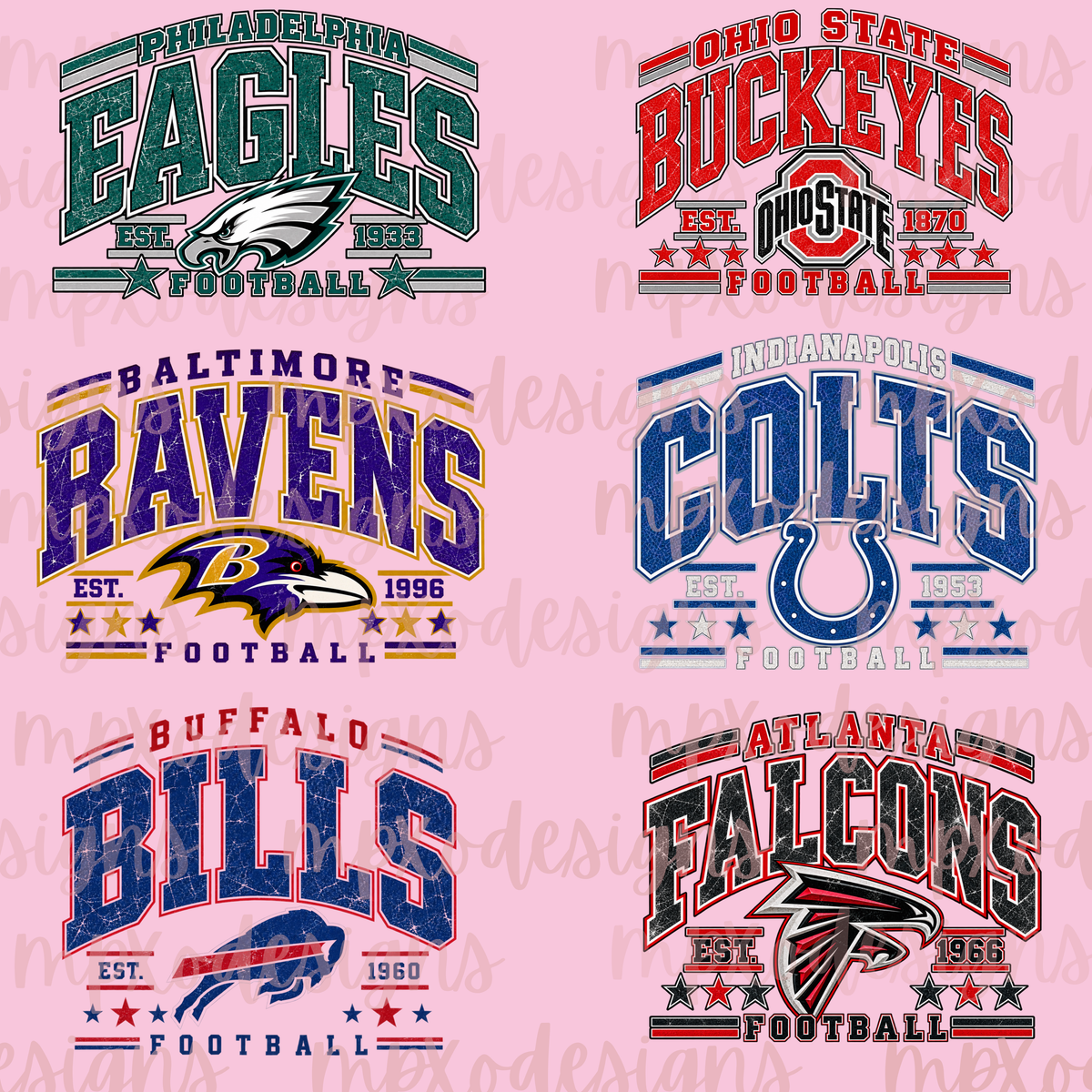 Football Teams Crewneck Sweater