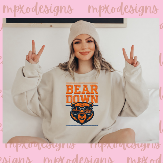 Bear Down Crewneck Sweater
