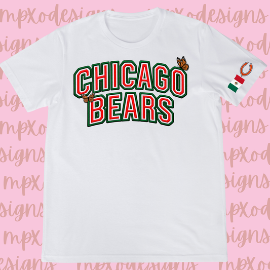 Butterfly Chicago Bears X Hispanic Heritage Month