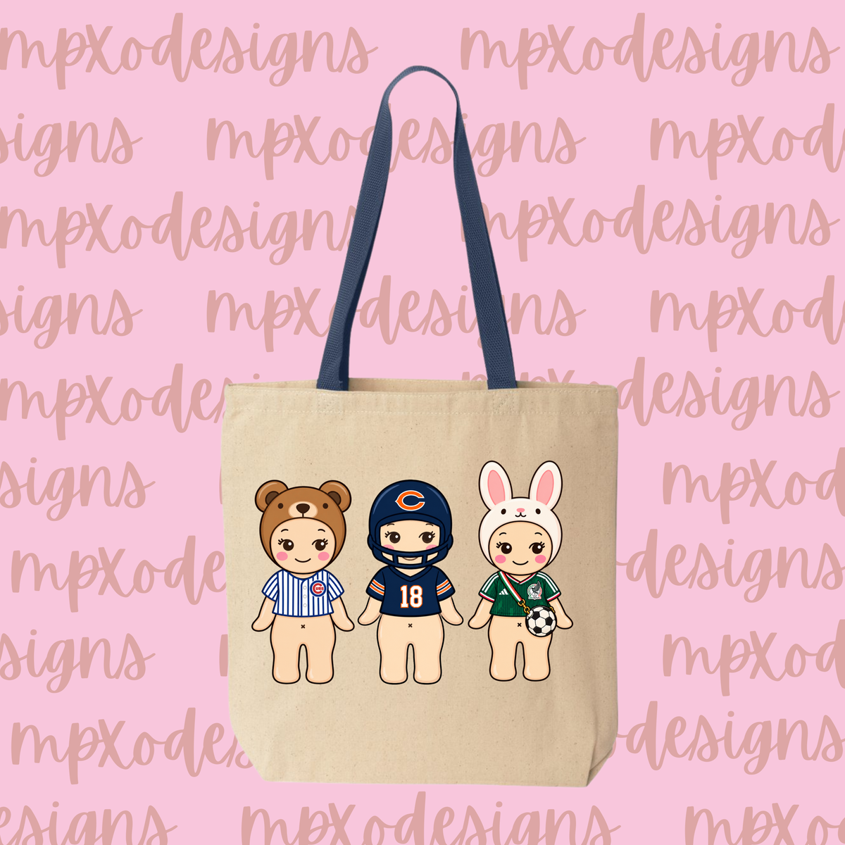 Chicago X Mexico Sonny Angel Tote