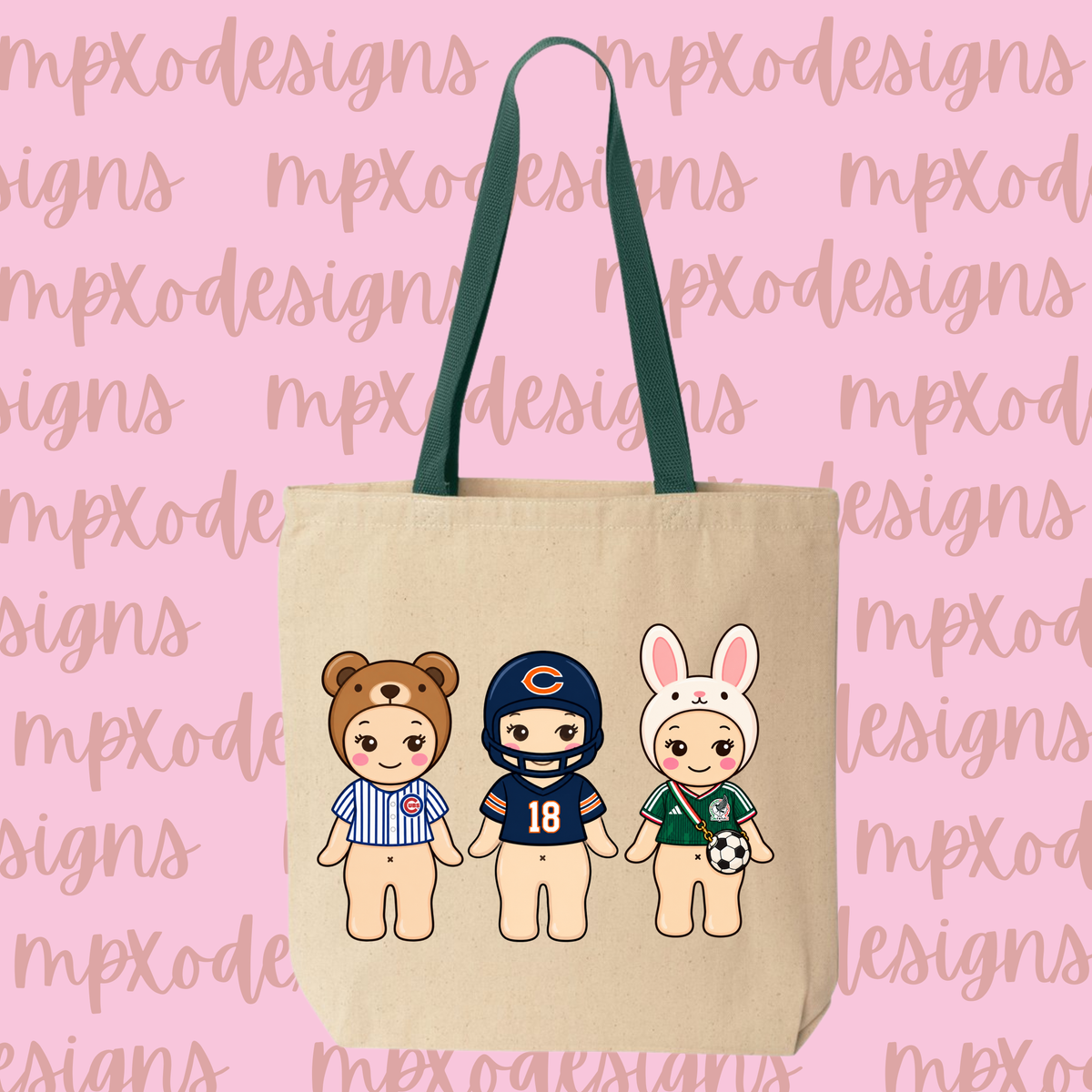 Chicago X Mexico Sonny Angel Tote