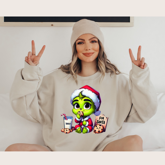 Baby grinch  Crewneck Sweater