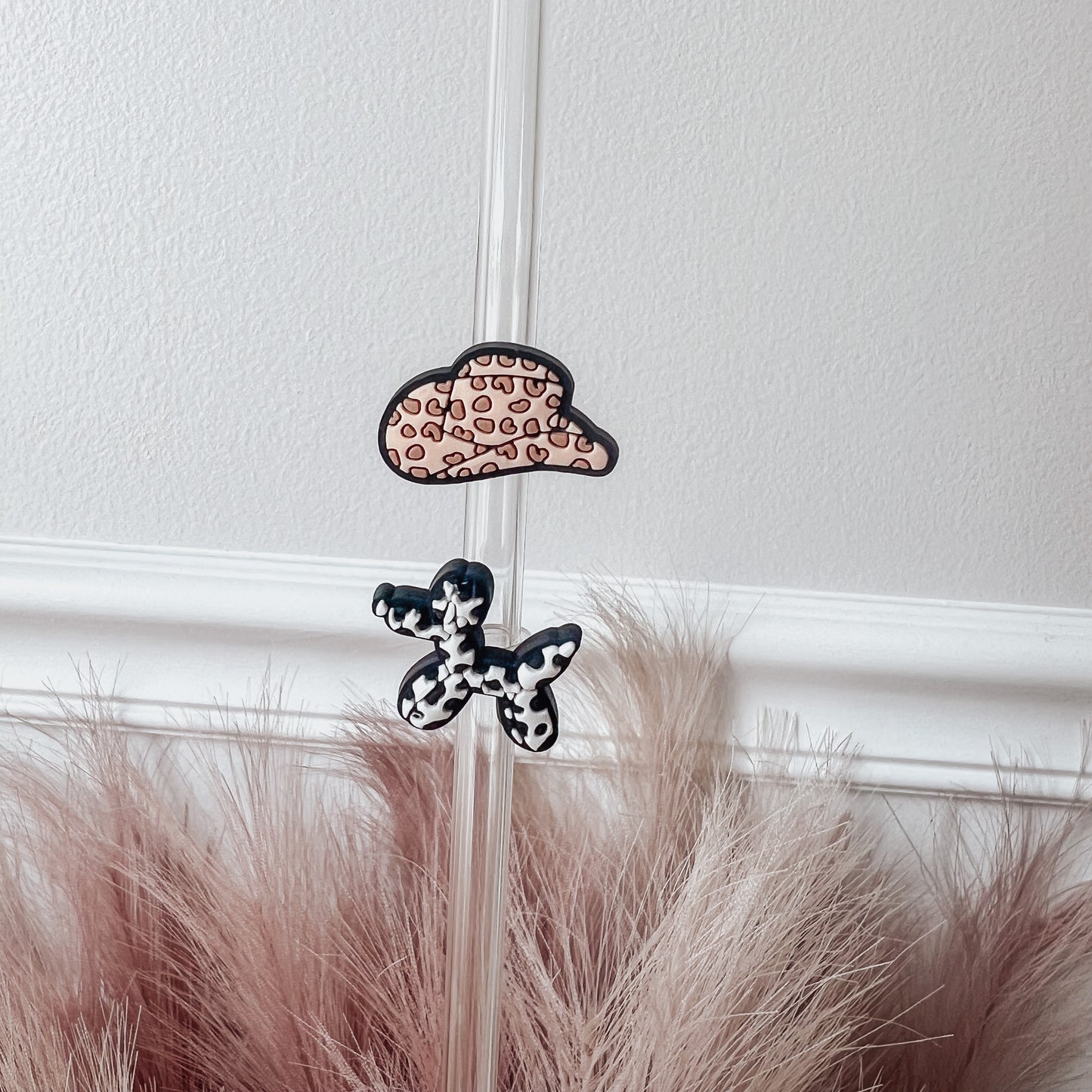 Dot Straw Charm